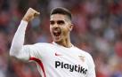 Un gol de André Silva sitúa líder al Sevilla