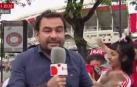 Ángel Sastre, durante el directo desde Argentina.