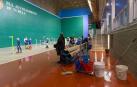 UPN de Tudela considera "una vergüenza" las goteras del polideportivo