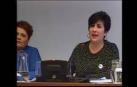 Momentos de tensión entre Solana y Beltrán por el Skolae en el Parlamento de Navarra