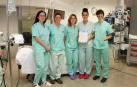 Premio a la mejor comunicación oral. De izda a dcha, María Ozcáriz, Beatriz Labarta, Carmen Cuevas, Soraya Rodríguez y Rebeca Celay.