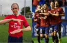 Oier copia la celebración de Osasuna Genuine tras marcar el 2-0