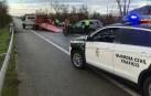 Un herido grave tras una colisión frontal en la N-121 a la altura de Tafalla