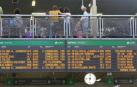 Panel con anulaciones y cancelaciones en la estación de Atocha.
