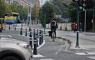 La confluencia de peatones, ciclistas y tráfico, el gran reto de Pío XII.