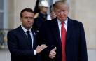 Trump y Macron coinciden en que Europa debe aumentar su aportación militar