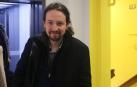 Pablo Iglesias, dirigiéndose a una reunión del partido.