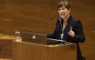Barkos dice que las normas vascas sobre IRPF en maternidad sí son iguales que la estatal, pero la navarra no