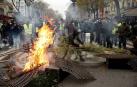 Al menos 55 heridos y un millar de detenidos en las protestas de París