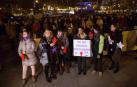 Concentración convocada por el colectivo feminista Andrea- Lunes Lilas para rechazar la violencia machista en especial contra la sentencia que confirma el fallo inicial de la Manada.