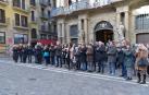 Concentraciones en Pamplona contra la agresión sexista de Barañáin
