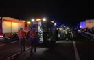 Una persona ha fallecido y otras tres han resultado heridas, una de ellas de gravedad, en una colisión múltiple entre cuatro vehículos registrada este lunes 10 de diciembre por la tarde en la carretera N-121-A.