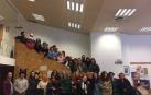 Representantes de las entidades, reunidos en la sede de CEAR (Comisión Española de Ayuda al Refugiado).