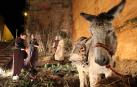 La representación cuida al máximo los detalles y el realismo con la presencia de animales vivos.
