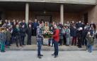 A la salida del templo, los cofrades y los asistentes a la misa entonaron la aurora de La Monlora, dirigida por Genaro Benito.