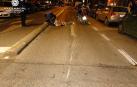 Un motorista pierde el control y da positivo en alcohol, cocaína y metanfetaminas