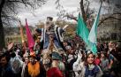 Imagen de la cabalgata de Reyes de Pamplona, seleccionada por el New York Times.