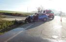 Un fallecido en un accidente de tráfico en la NA-129 a la altura de Los Arcos