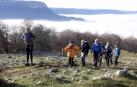 Un millar de montañeros despidieron el año en San Miguel de Aralar.