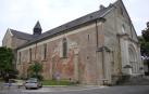 La catedral de Lescar, donde está enterrada Catalina de Foix, aunque su deseo era que sus restos reposasen en la de Pamplona.