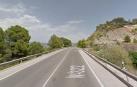 Carretera donde se ha producido el accidente con dos jóvenes muertos en Jaén.