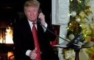 Donald Trump llamó a niños por Navidad desde la Casa Blanca.
