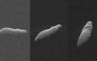 El asteroide con forma de hipopótamo.