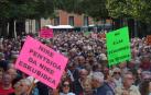 Jubilados navarros se manifiestan en Pamplona por unas pensiones "dignas"