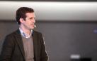 El presidente del PP, Pablo Casado, presenta los candidatos del PP en Navarra.