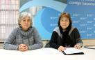 De izda. a dcha., Eva Calleja y Patrizia Lorente, integrantes de Ariz.
