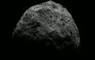 Imagen del Polo Norte del asteroide Bennu tomada por la nave OSIRIS-REx.