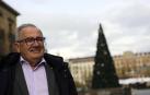 Luis Sabalza, en el centro de Pamplona.