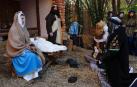 El parque municipal del Castillo de Cortes acogió este domingo una nueva edición del Belén Viviente, después de que el año pasado se tuviera que cancelar por falta de voluntarios para el montaje.