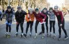 Carrera de patinaje para despedir 2018
