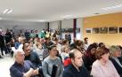 Un centenar de personas, entre asistentes y premiados, participó en el acto central de la jornada festiva de Liédena en torno al Tren Irati.