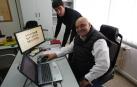 'Cata' y Sergio Amatriain, en las instalaciones de Tajonar.
