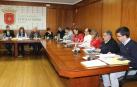 El tripartito de Bildu, Ahora-Orain y Geroa Bai, durante el pleno de presupuestos del día de Nochevieja.