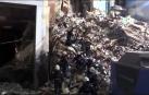 Rescatado con vida un bebé tras el derrumbe de un edificio en Rusia