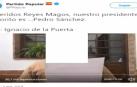 El PP retira un vídeo en el que un niño pide a los Reyes la muerte de Sánchez