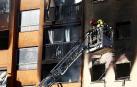 Tres muertos en el incendio de un edificio de viviendas en Badalona