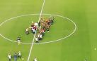 El Sadar canta celebrando la victoria de Osasuna contra el Cádiz