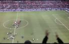 Osasuna se lleva una merecida ovación de El Sadar al final del partido