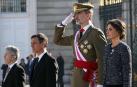 Los Reyes Felipe y Letizia presiden la tradicional celebración de la Pascua Militar. Asisten el presidente del Gobierno, Pedro Sánchez, y los ministros de Defensa, Margarita Robles, e Interior, Fernando Grande-Marlaska.