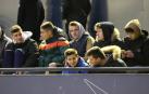 Imágenes del búscate en la grada del Osasuna-Cádiz