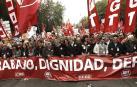 Imágenes de las concentraciones en las principales ciudades españolas, con motivo del Día del Trabajador