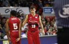 El navarro Ander Urdiain, dorsal 19, se estrenó en ACB con el Tecnyconta Zaragoza.