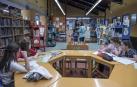 La biblioteca de Estella es la única de la merindad que mantiene el horario de apertura continuo, de 9 de la mañana a 21 horas.