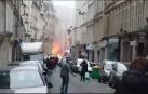 Escenario de guerra en París tras una fuerte explosión de gas en una panadería