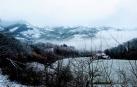 Imágenes de los lectores de la nieve caída en Navarra a principios de febrero de 2018.