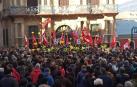 Manifestación de LAB por la situación en Huerta de Peralta.